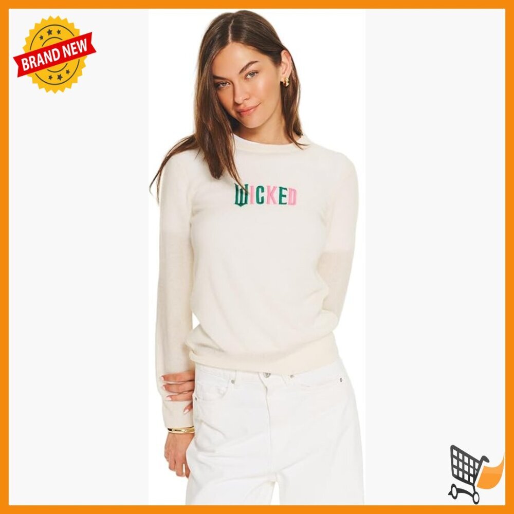 Limited Edition 100% Cashmere Pullover Sweater, Long Sleeve Crewneck